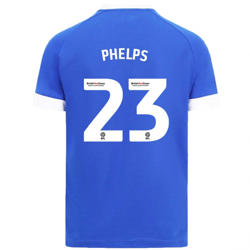 Danxen Heren Anna Phelps #23 Hemelsblauw Thuisshirt Thuistenue 2024/25 T-Shirt