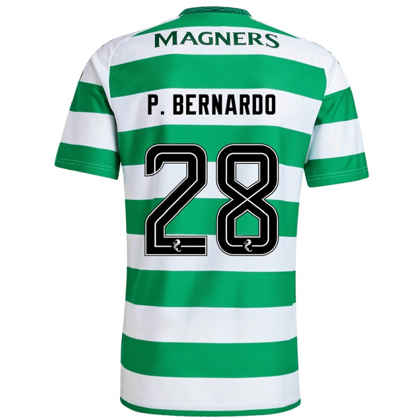 Danxen Heren Paulo Bernardo #28 Groen Wit Thuisshirt Thuistenue 2024/25 T-Shirt