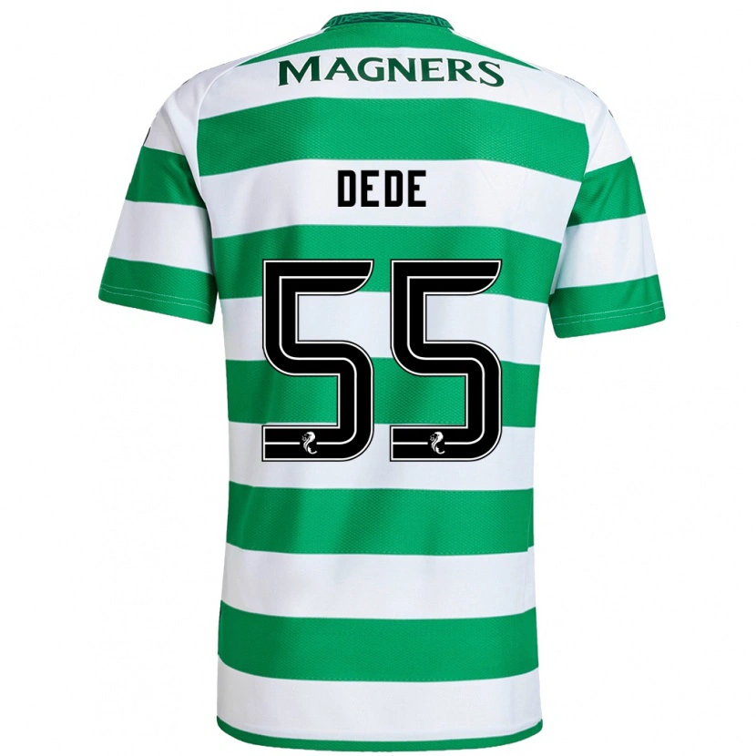 Danxen Heren Josh Dede #55 Groen Wit Thuisshirt Thuistenue 2024/25 T-Shirt