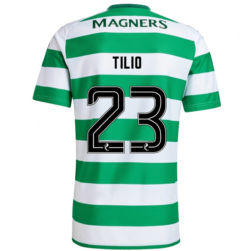 Danxen Heren Marco Tilio #23 Groen Wit Thuisshirt Thuistenue 2024/25 T-Shirt