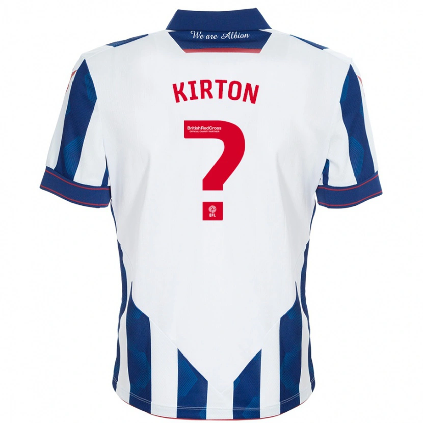 Danxen Heren Archie Kirton #0 Wit Donkerblauw Thuisshirt Thuistenue 2024/25 T-Shirt