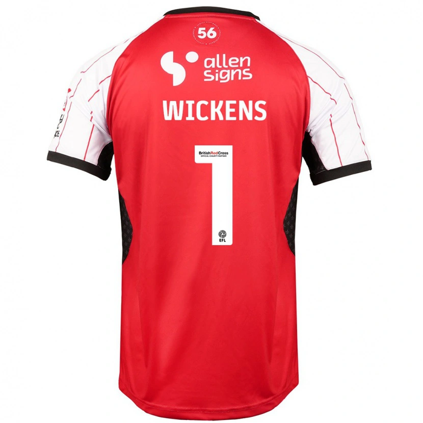 Danxen Heren George Wickens #1 Wit Thuisshirt Thuistenue 2024/25 T-Shirt