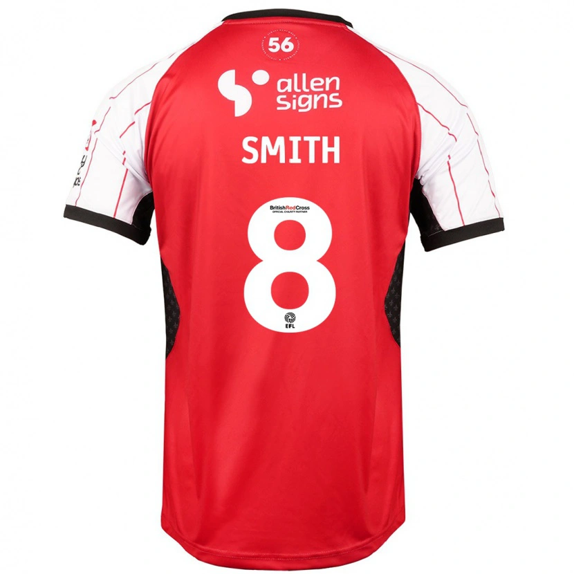 Danxen Heren Alistair Smith #8 Wit Thuisshirt Thuistenue 2024/25 T-Shirt