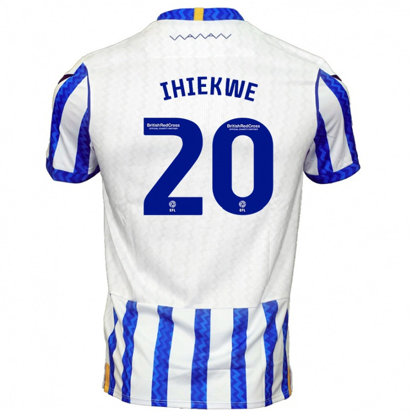 Danxen Heren Michael Ihiekwe #20 Blauw Wit Thuisshirt Thuistenue 2024/25 T-Shirt