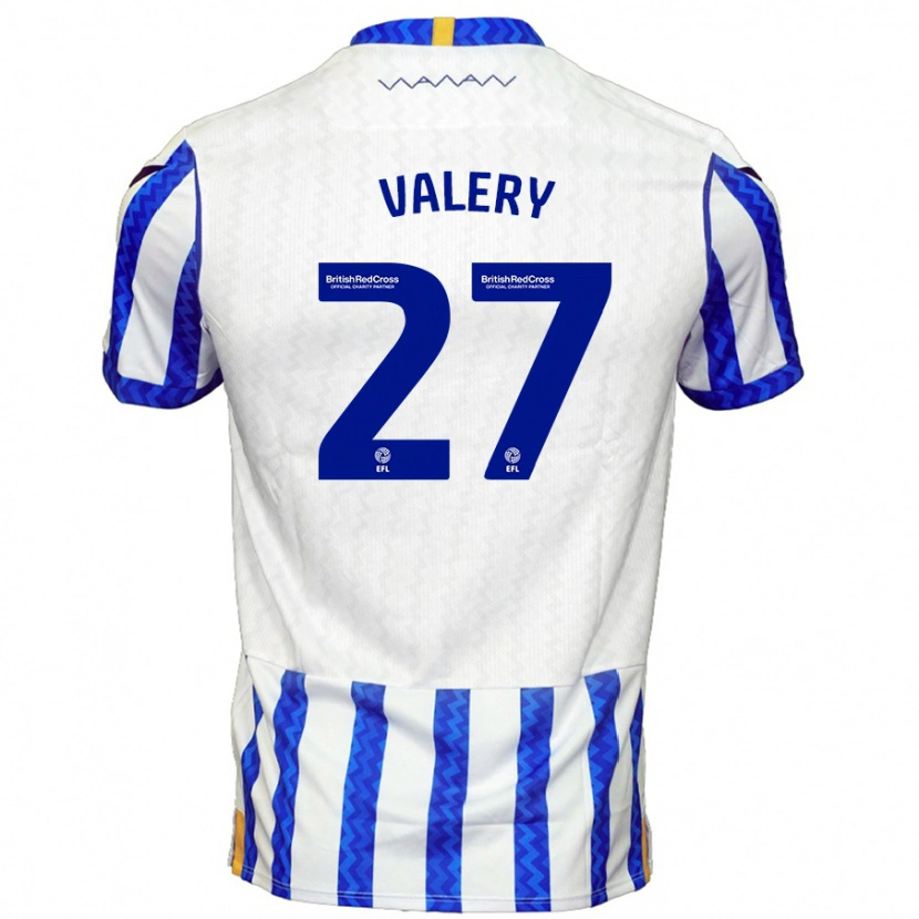 Danxen Heren Yan Valery #27 Blauw Wit Thuisshirt Thuistenue 2024/25 T-Shirt