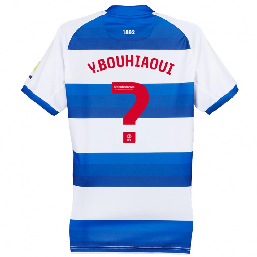 Danxen Heren Youssef Bouhiaoui #0 Wit Blauw Thuisshirt Thuistenue 2024/25 T-Shirt