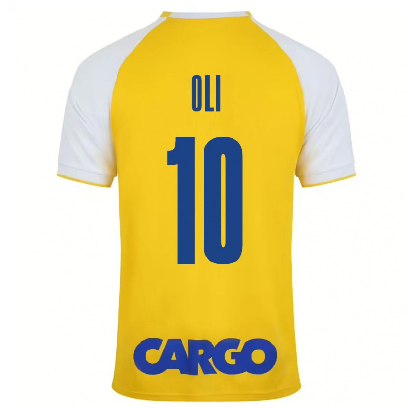 Danxen Heren Ido Oli #10 Geel Wit Thuisshirt Thuistenue 2024/25 T-Shirt