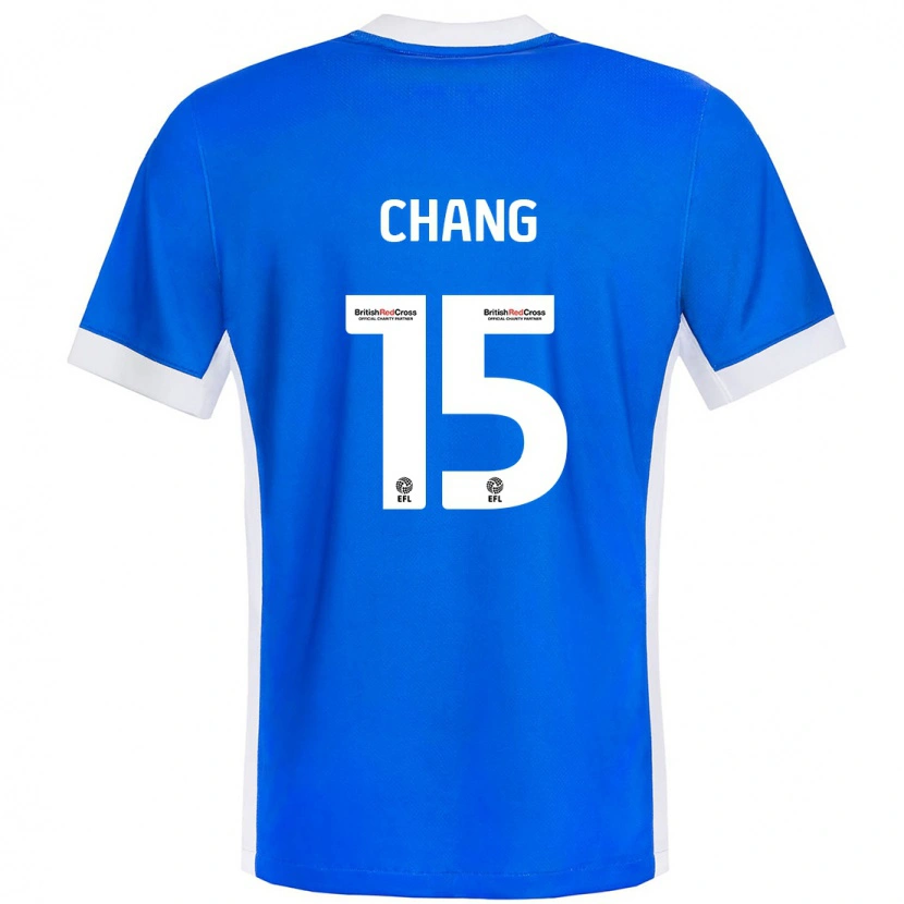 Danxen Heren Alfie Chang #15 Blauw Wit Thuisshirt Thuistenue 2024/25 T-Shirt