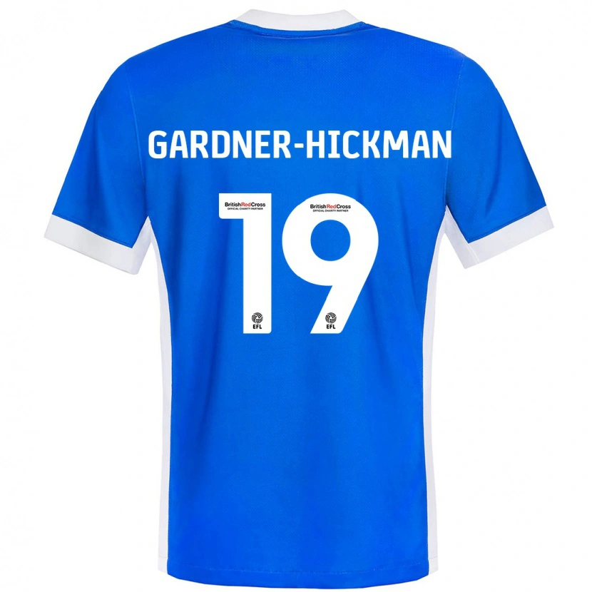 Danxen Heren Taylor Gardner-Hickman #19 Blauw Wit Thuisshirt Thuistenue 2024/25 T-Shirt