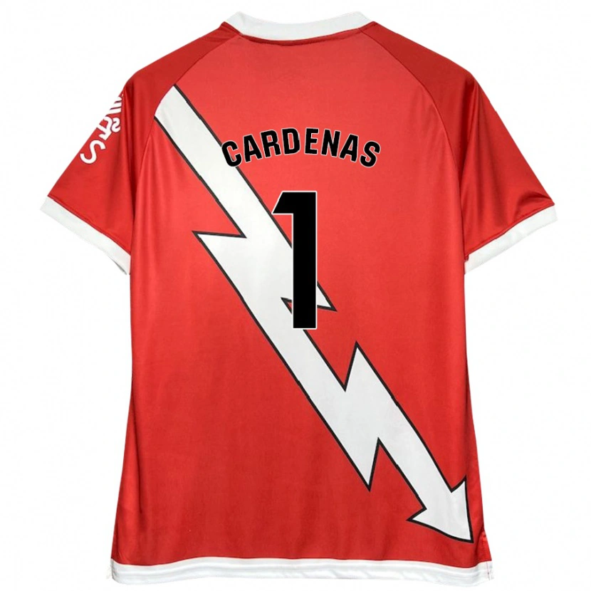 Danxen Heren Dani Cárdenas #1 Wit Rood Thuisshirt Thuistenue 2024/25 T-Shirt