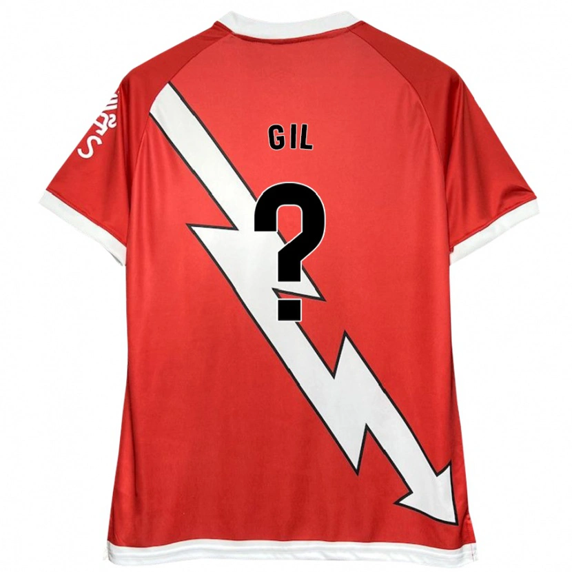 Danxen Heren Juanpe Gil #0 Wit Rood Thuisshirt Thuistenue 2024/25 T-Shirt