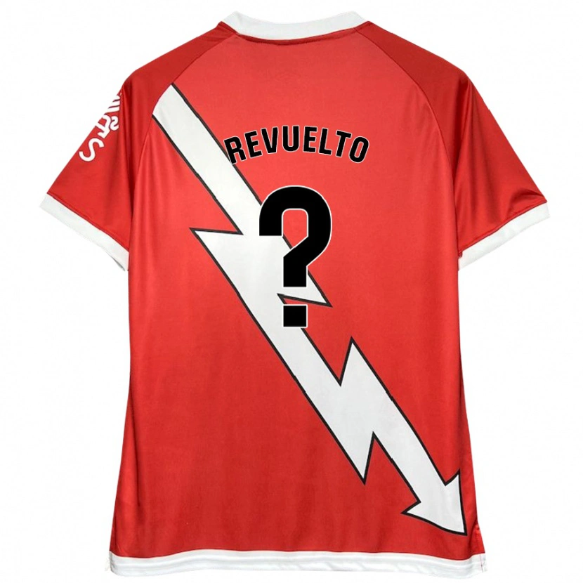 Danxen Heren Víctor Revuelto #0 Wit Rood Thuisshirt Thuistenue 2024/25 T-Shirt