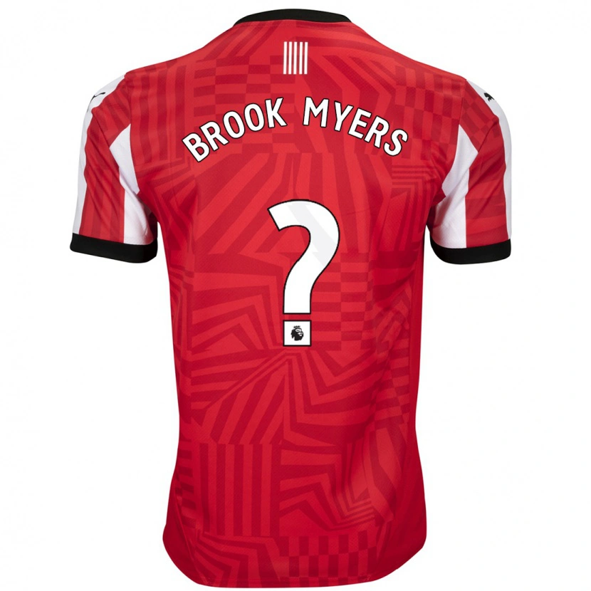 Danxen Heren Brook Myers #0 Rood Wit Thuisshirt Thuistenue 2024/25 T-Shirt