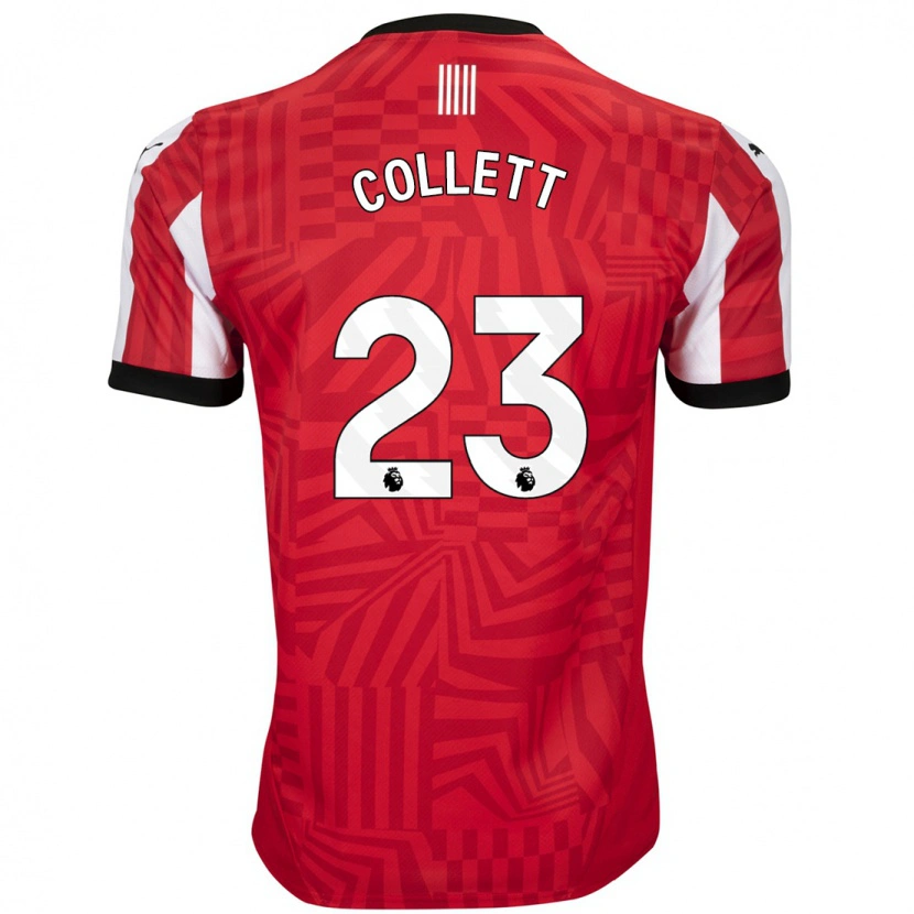 Danxen Heren Megan Collett #23 Rood Wit Thuisshirt Thuistenue 2024/25 T-Shirt