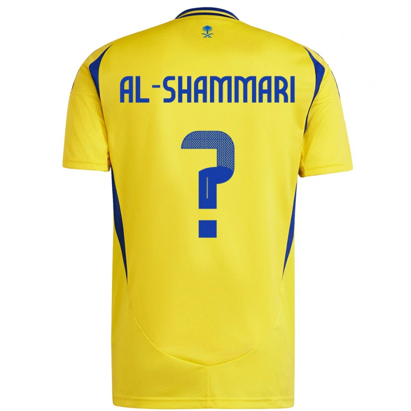 Danxen Heren Mansour Al-Shammari #0 Geel Blauw Thuisshirt Thuistenue 2024/25 T-Shirt