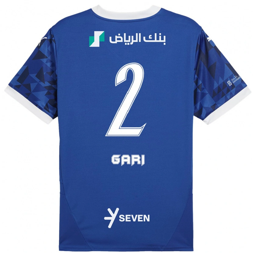 Danxen Heren Fatimah Gari #2 Donkerblauw Wit Thuisshirt Thuistenue 2024/25 T-Shirt