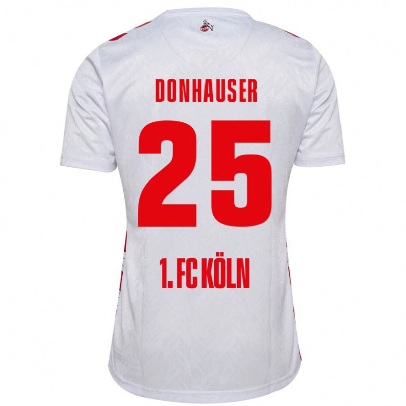 Danxen Heren Laura Donhauser #25 Wit Rood Thuisshirt Thuistenue 2024/25 T-Shirt