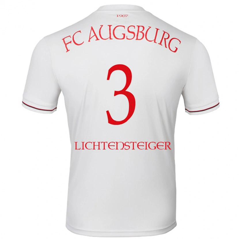 Danxen Heren David Lichtensteiger #3 Wit Thuisshirt Thuistenue 2024/25 T-Shirt