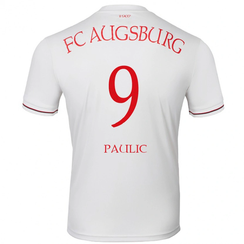 Danxen Heren Anthony Paulic #9 Wit Thuisshirt Thuistenue 2024/25 T-Shirt