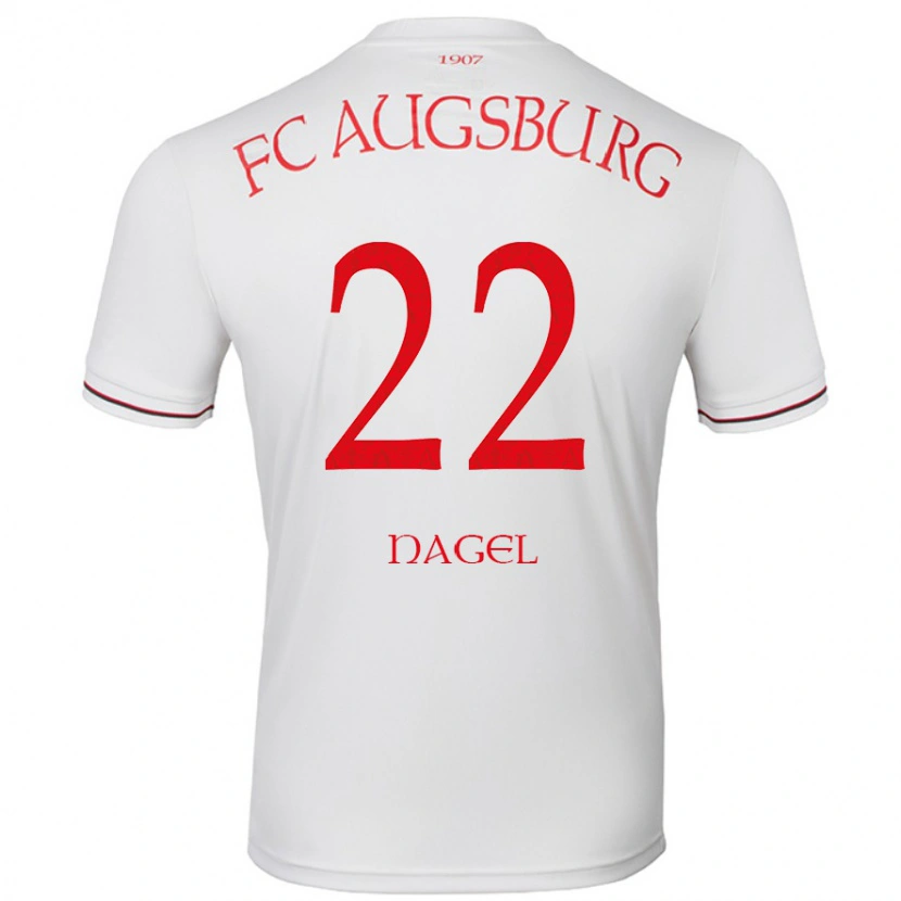 Danxen Heren Timo Nagel #22 Wit Thuisshirt Thuistenue 2024/25 T-Shirt