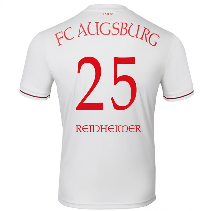 Danxen Heren Pirmin Reinheimer #25 Wit Thuisshirt Thuistenue 2024/25 T-Shirt