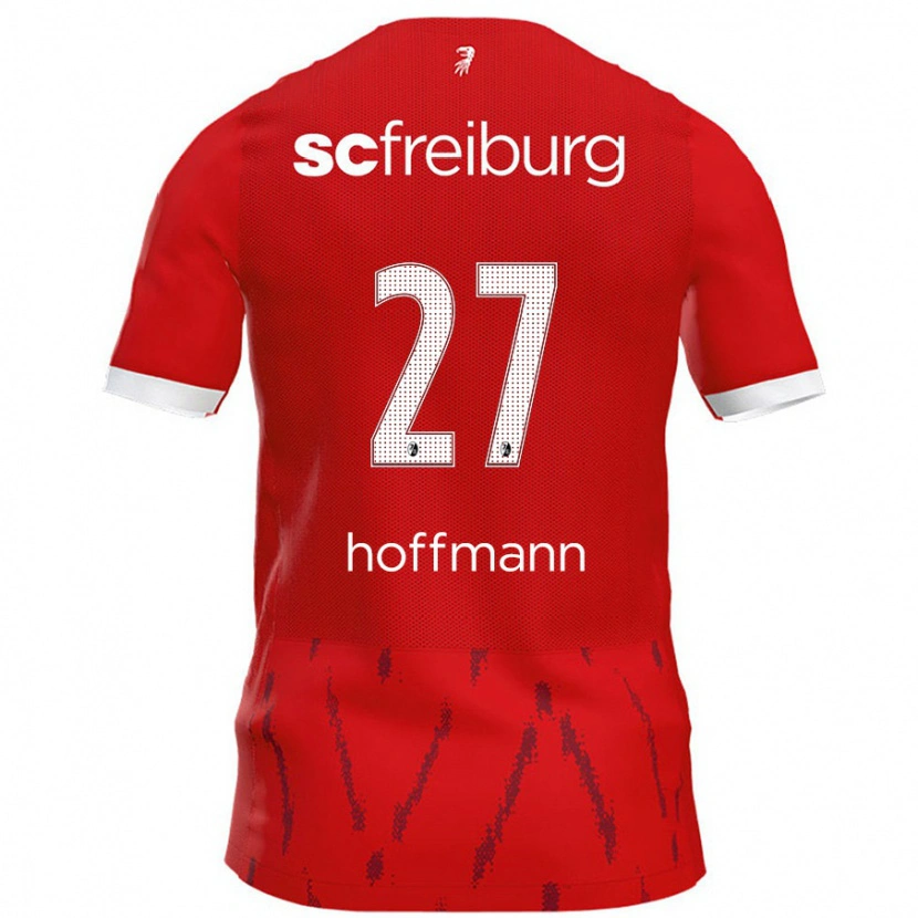 Danxen Heren Giovanna Hoffmann #27 Rood Thuisshirt Thuistenue 2024/25 T-Shirt