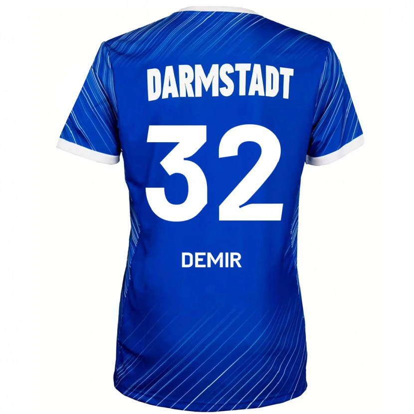 Danxen Heren Lean Demir #32 Blauw Wit Thuisshirt Thuistenue 2024/25 T-Shirt