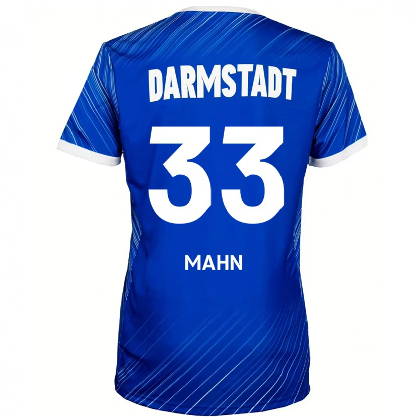 Danxen Heren Jeremy Mahn #33 Blauw Wit Thuisshirt Thuistenue 2024/25 T-Shirt