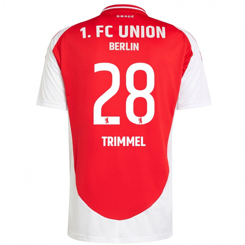 Danxen Heren Christopher Trimmel #28 Rood Wit Thuisshirt Thuistenue 2024/25 T-Shirt