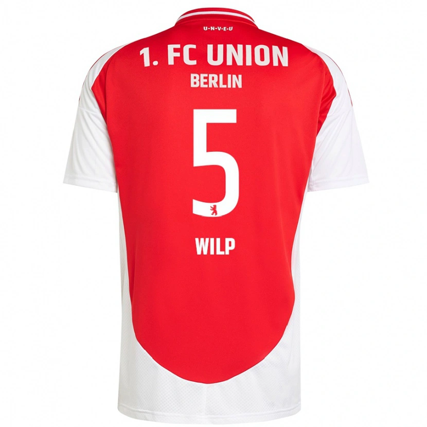 Danxen Heren Bennett Wilp #5 Rood Wit Thuisshirt Thuistenue 2024/25 T-Shirt