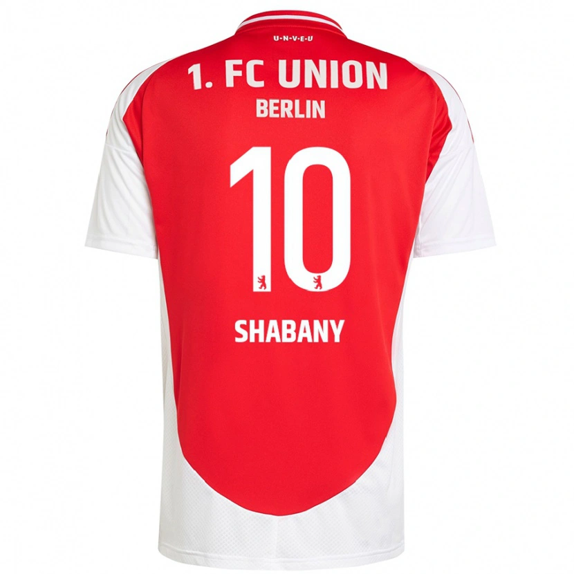 Danxen Heren Alec Shabany #10 Rood Wit Thuisshirt Thuistenue 2024/25 T-Shirt