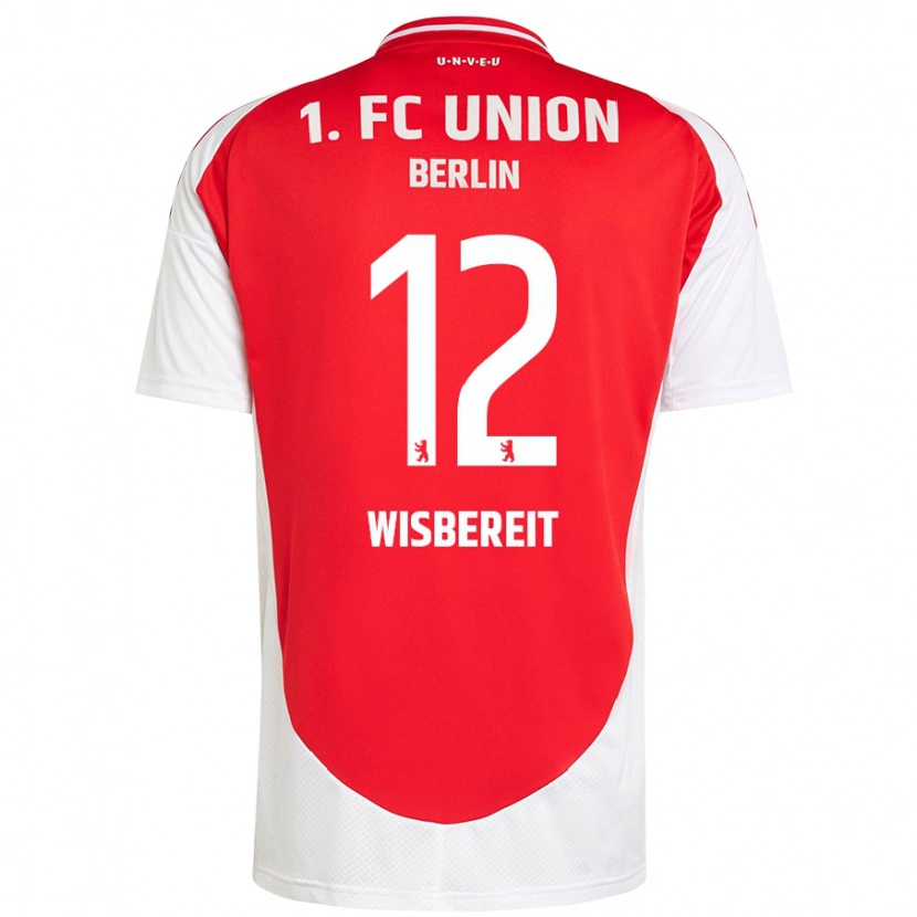 Danxen Heren Tom Wisbereit #12 Rood Wit Thuisshirt Thuistenue 2024/25 T-Shirt