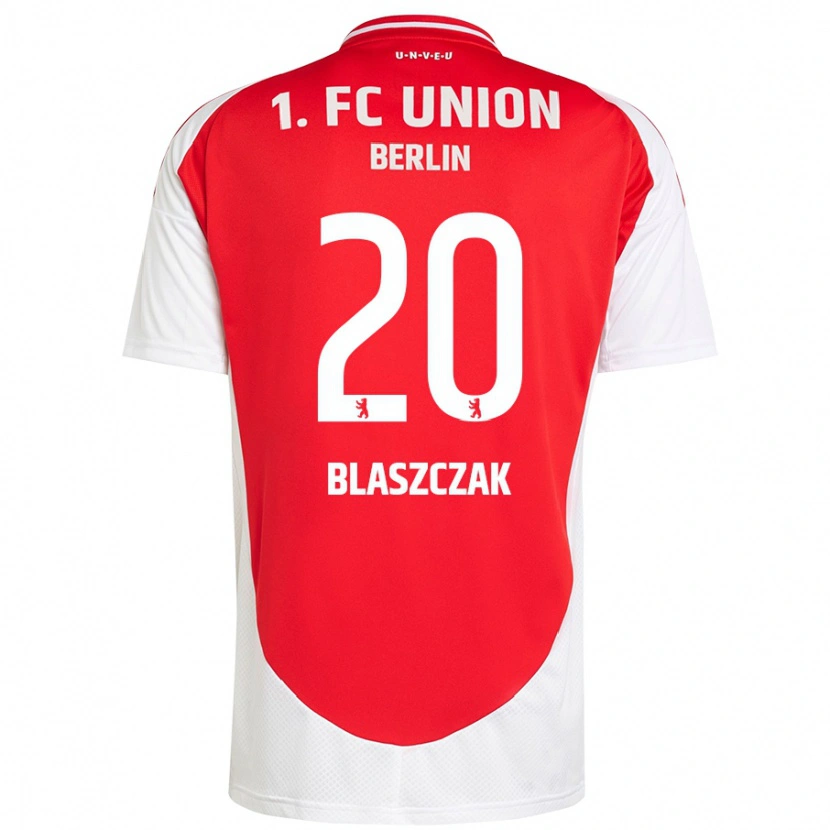 Danxen Heren Tim Blaszczak #20 Rood Wit Thuisshirt Thuistenue 2024/25 T-Shirt