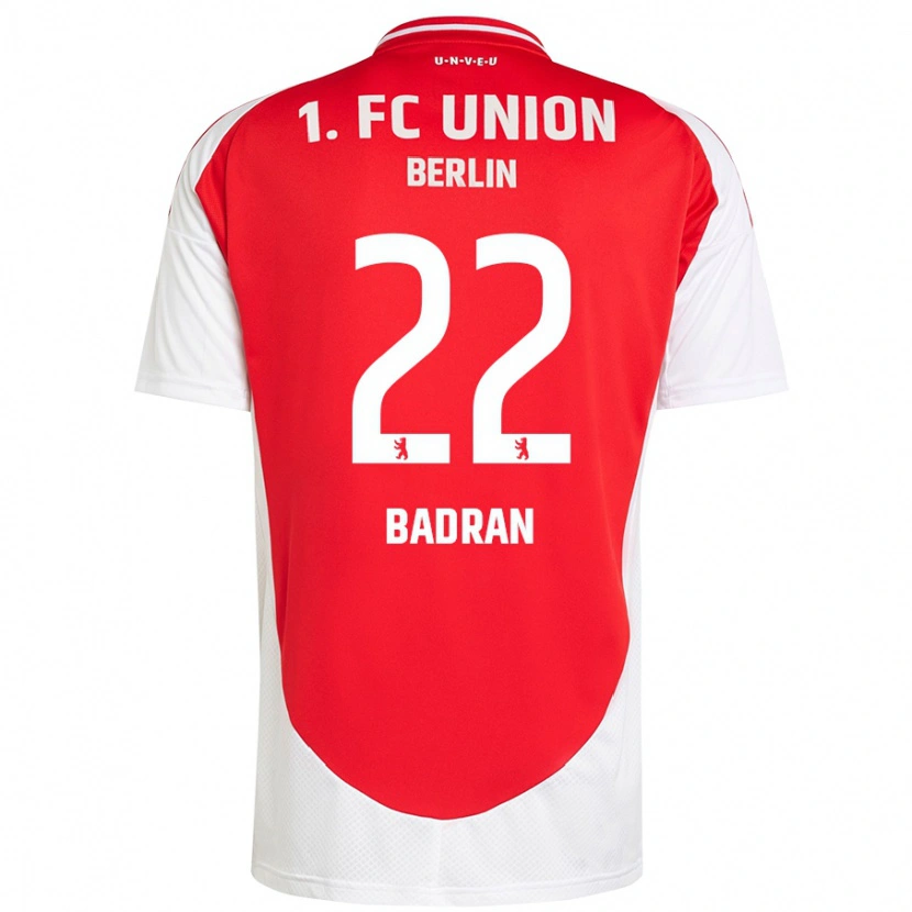 Danxen Heren Ahmad Badran #22 Rood Wit Thuisshirt Thuistenue 2024/25 T-Shirt