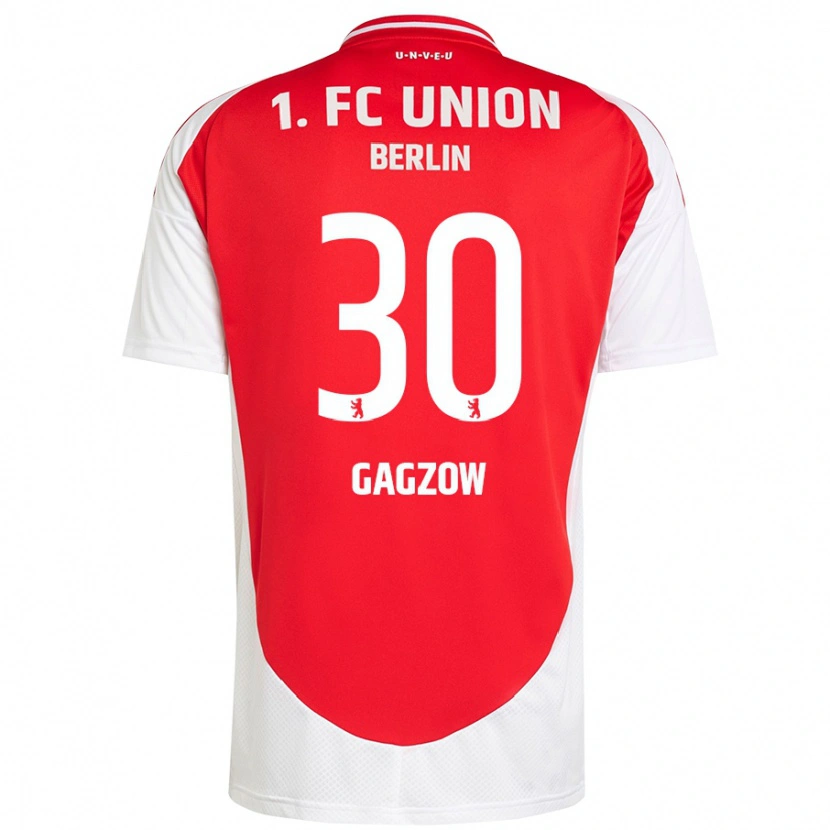 Danxen Heren Fritz Gagzow #30 Rood Wit Thuisshirt Thuistenue 2024/25 T-Shirt