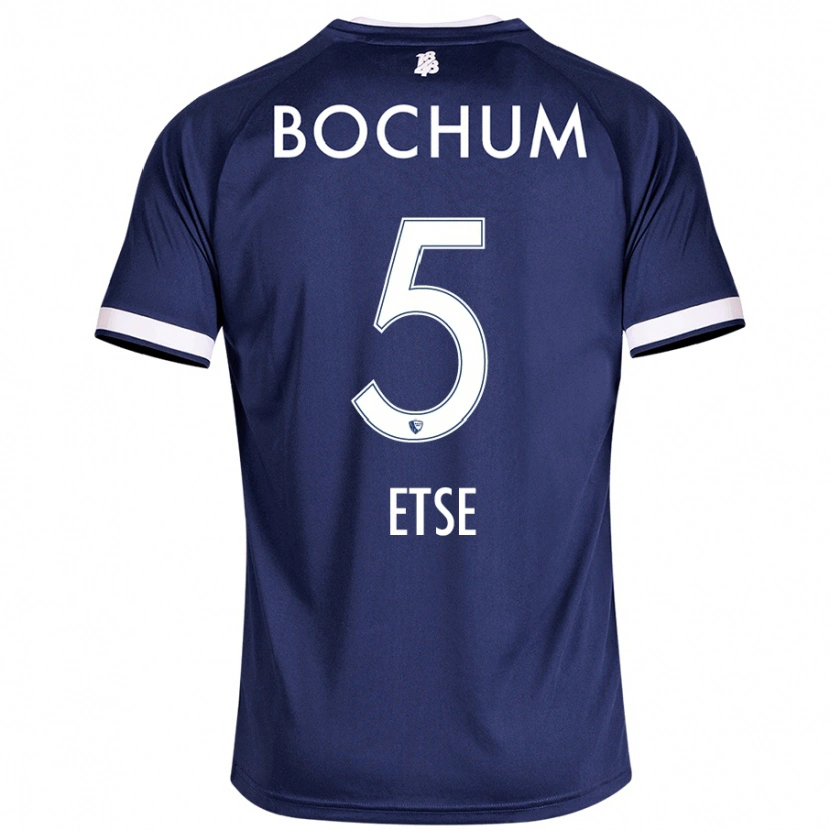 Danxen Heren Julian Etse #5 Donkerblauw Thuisshirt Thuistenue 2024/25 T-Shirt