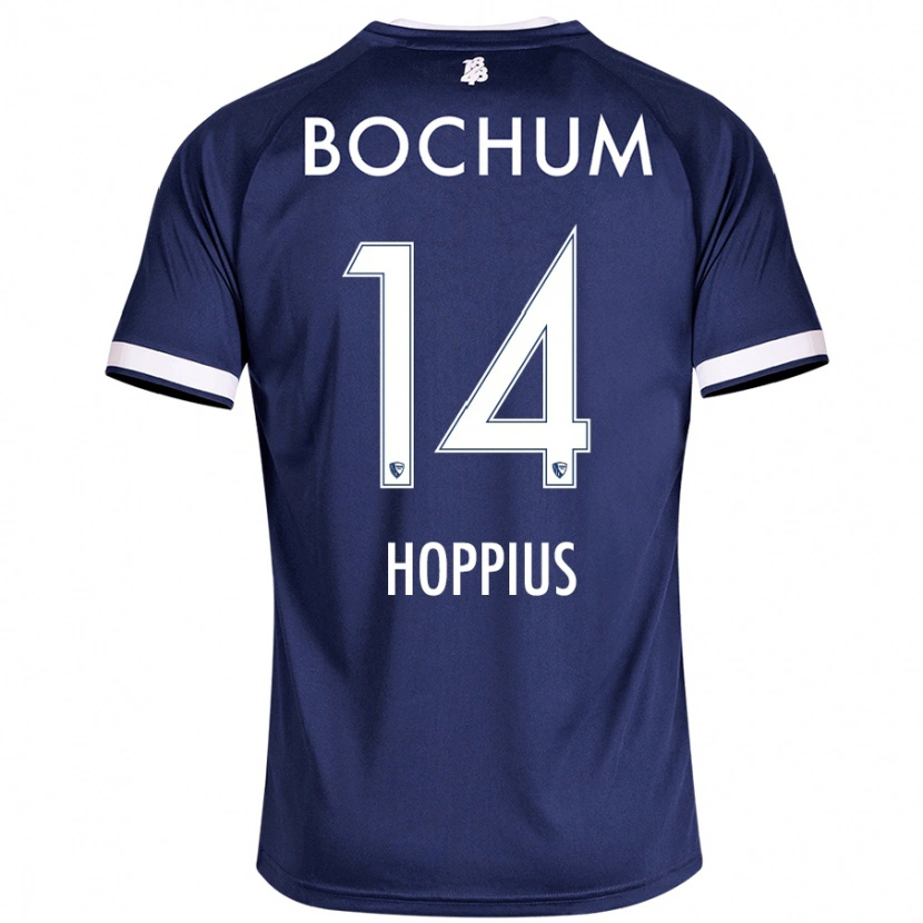 Danxen Heren Dörthe Hoppius #14 Donkerblauw Thuisshirt Thuistenue 2024/25 T-Shirt