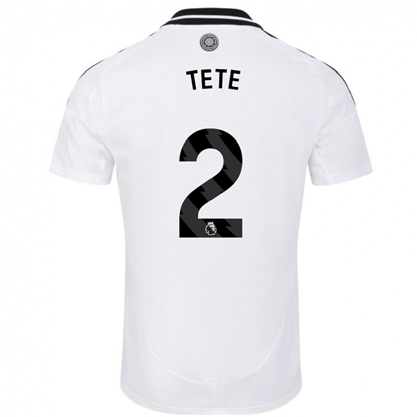 Danxen Heren Kenny Tete #2 Wit Thuisshirt Thuistenue 2024/25 T-Shirt