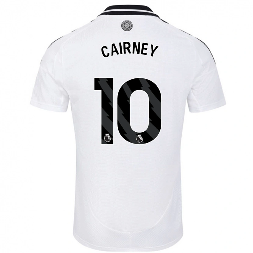 Danxen Heren Tom Cairney #10 Wit Thuisshirt Thuistenue 2024/25 T-Shirt