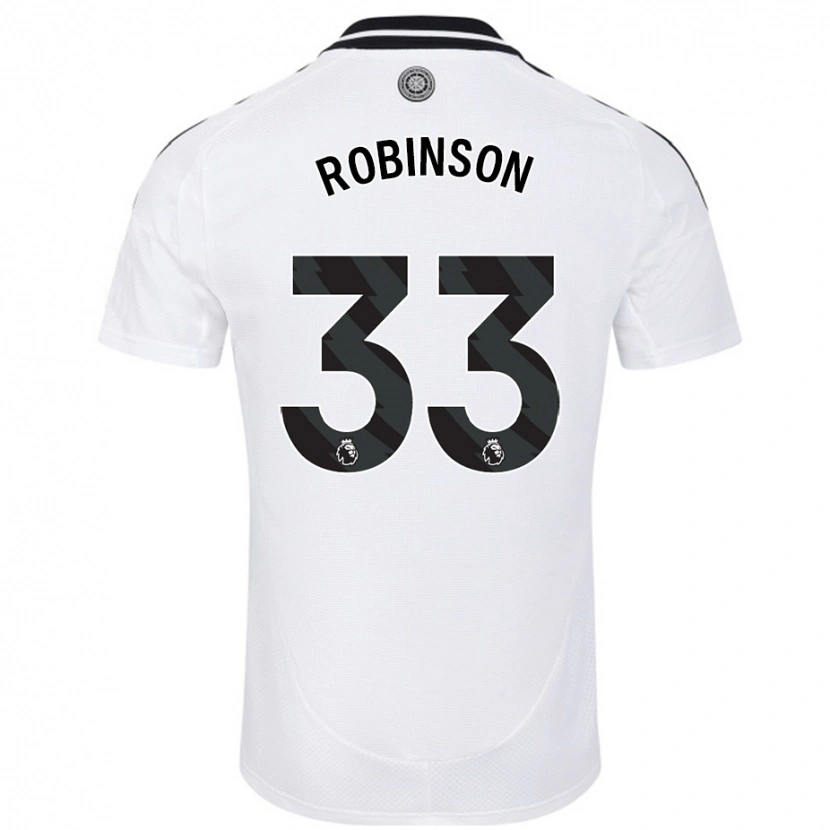 Danxen Heren Antonee Robinson #33 Wit Thuisshirt Thuistenue 2024/25 T-Shirt