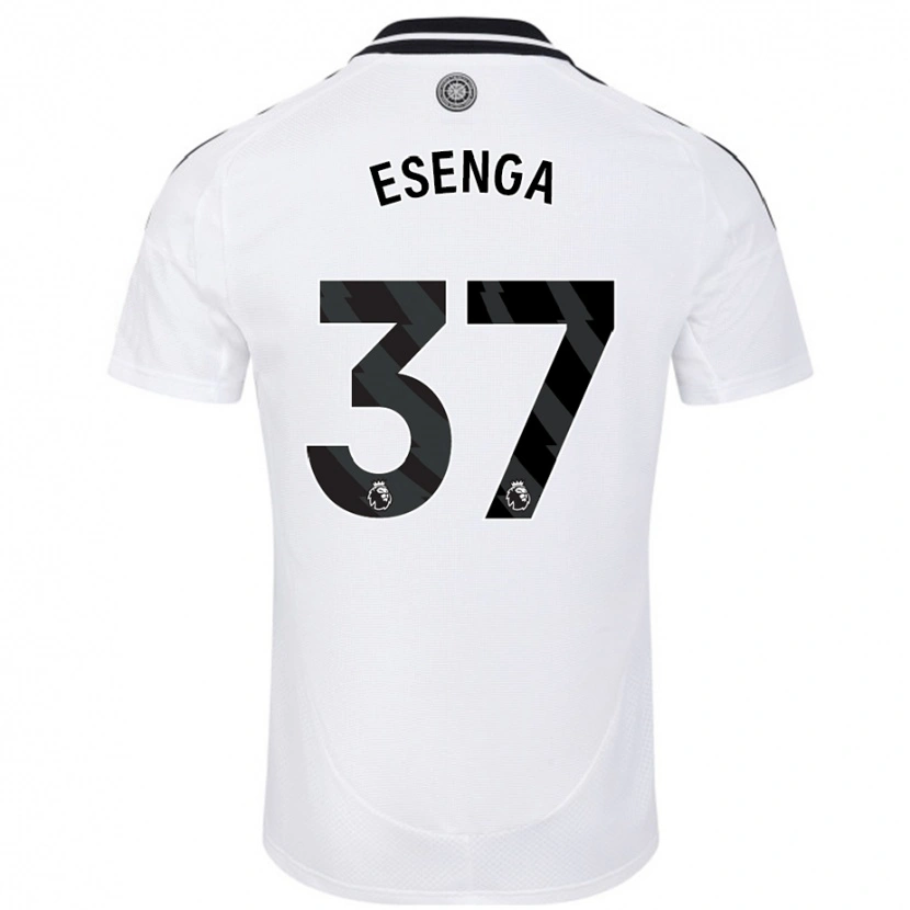 Danxen Heren Jonathan Esenga #37 Wit Thuisshirt Thuistenue 2024/25 T-Shirt