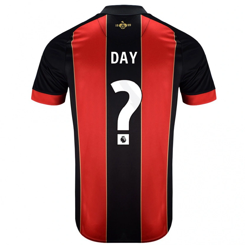 Danxen Heren Jonny Day #0 Rood Zwart Thuisshirt Thuistenue 2024/25 T-Shirt