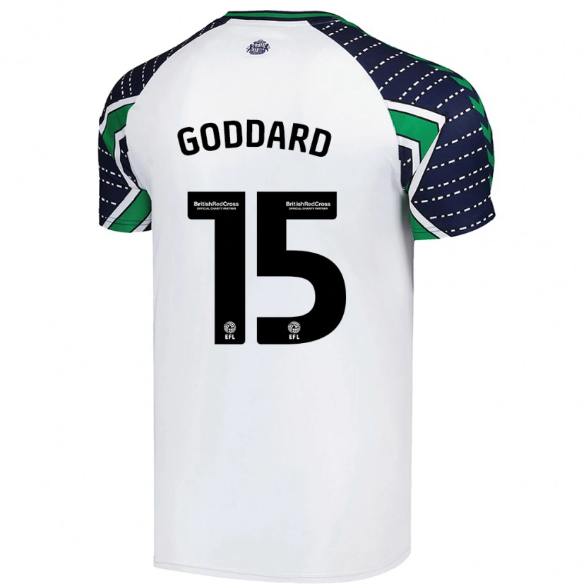 Danxen Heren Amy Goddard #15 Wit Uitshirt Uittenue 2024/25 T-Shirt