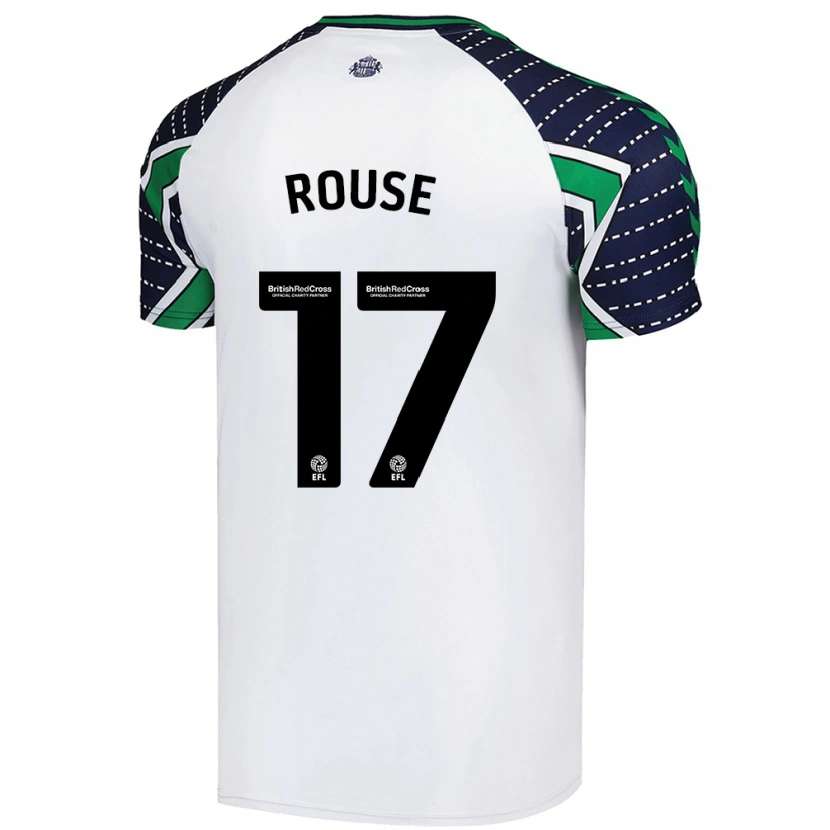 Danxen Heren Mollie Rouse #17 Wit Uitshirt Uittenue 2024/25 T-Shirt