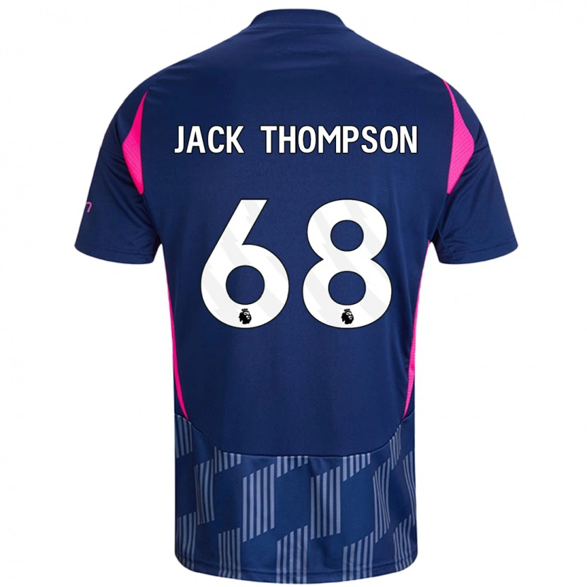 Danxen Heren Jack Thompson #68 Koningsblauw Roze Uitshirt Uittenue 2024/25 T-Shirt