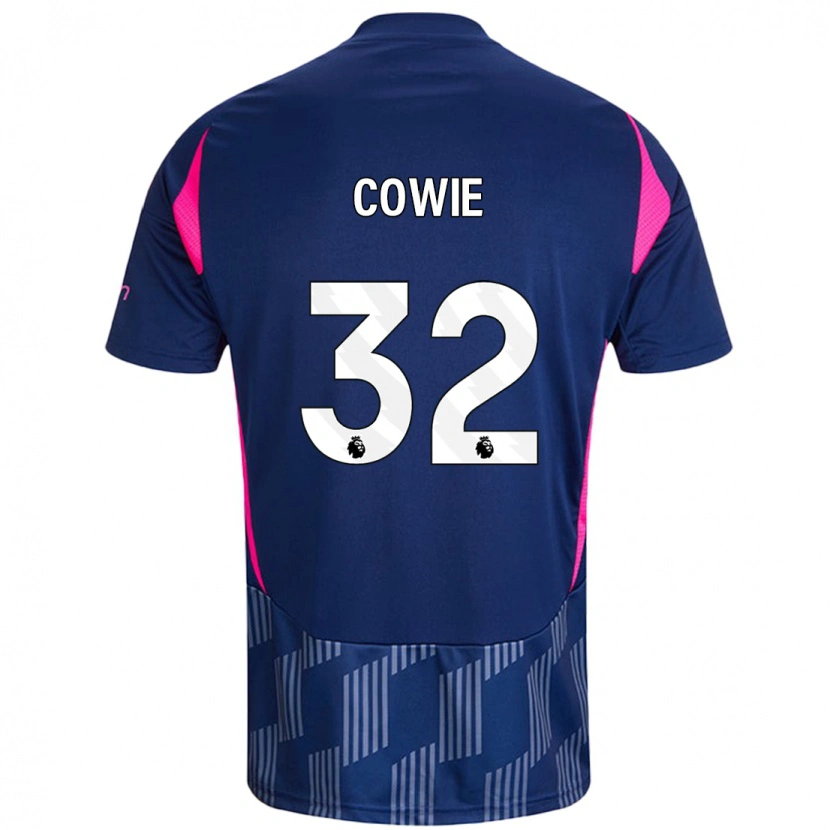 Danxen Heren Abi Cowie #32 Koningsblauw Roze Uitshirt Uittenue 2024/25 T-Shirt