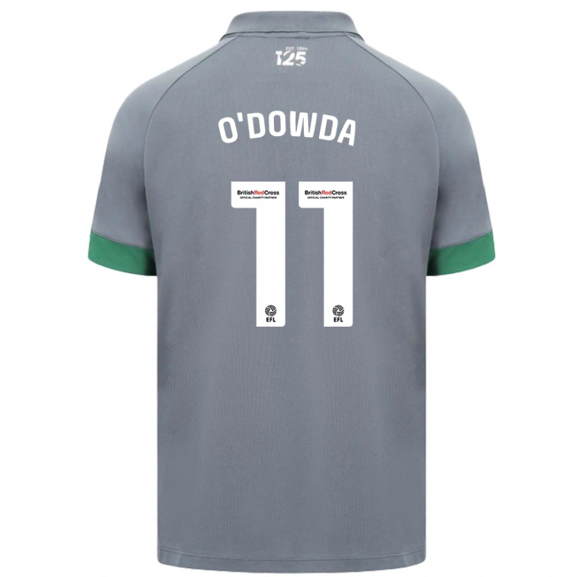 Danxen Heren Callum O'dowda #11 Donkergrijs Uitshirt Uittenue 2024/25 T-Shirt