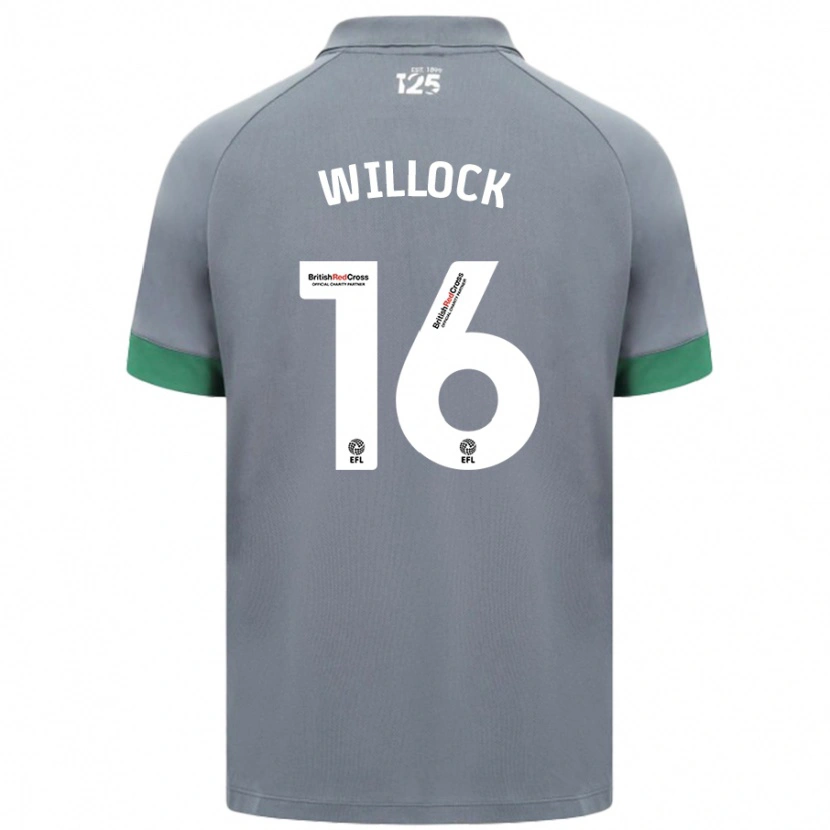 Danxen Heren Chris Willock #16 Donkergrijs Uitshirt Uittenue 2024/25 T-Shirt