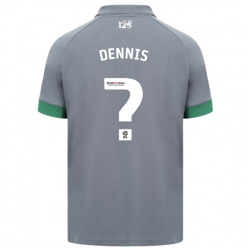 Danxen Heren Jake Dennis #0 Donkergrijs Uitshirt Uittenue 2024/25 T-Shirt