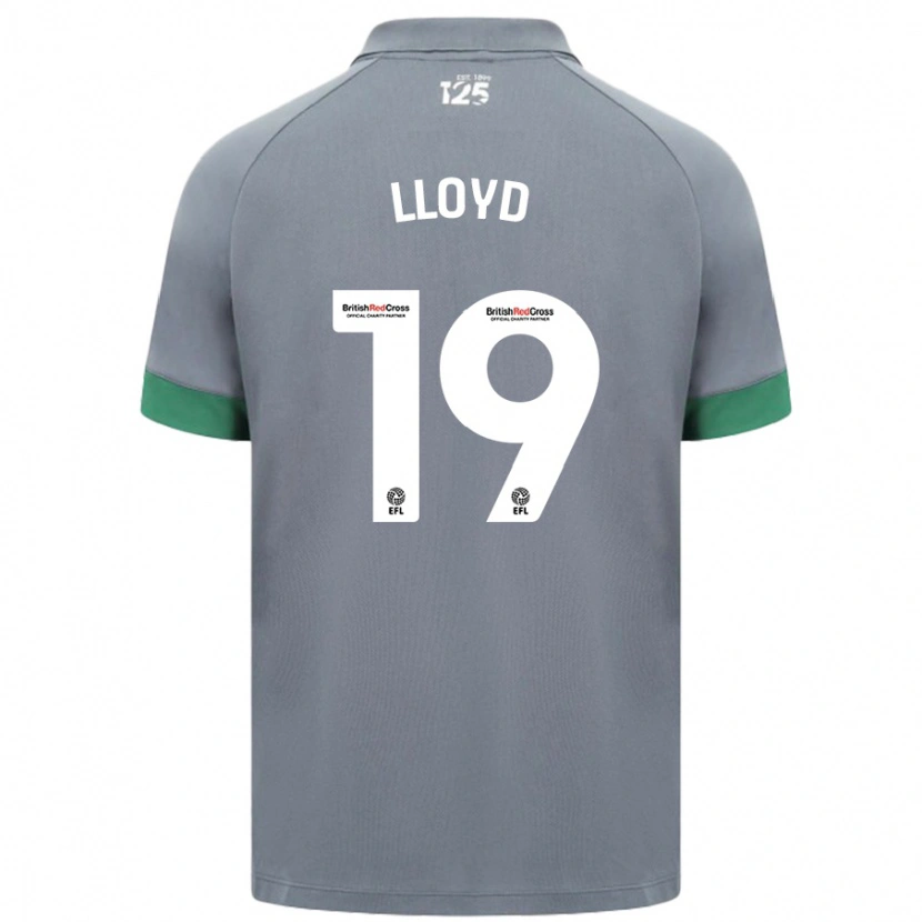 Danxen Heren Madison Lloyd #19 Donkergrijs Uitshirt Uittenue 2024/25 T-Shirt